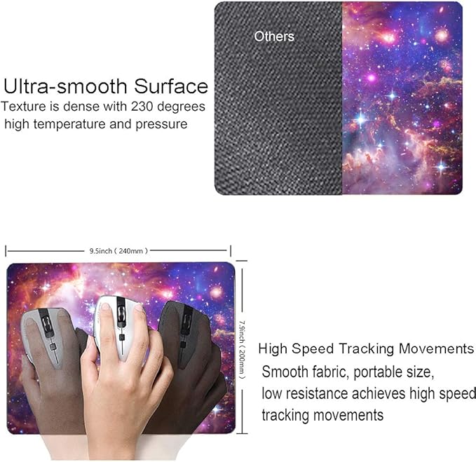 Bright Star Galaxy Mouse Pad - Image 3