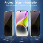 NEW'C 3 Pack Privacy for iPhone 16e, iPhone 14, iPhone 13, iPhone 13 Proo - Image 5