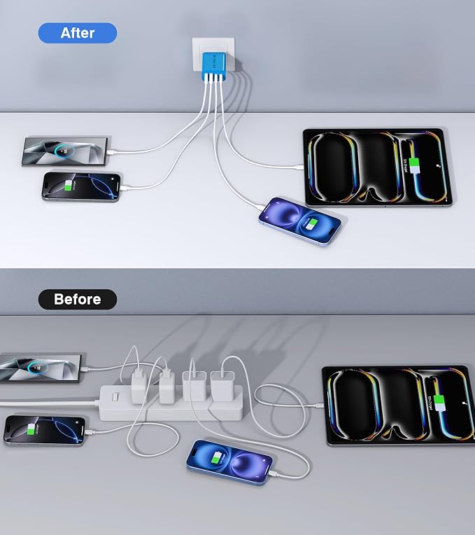 Wall Charger, USB C Charger Block, iPhone 16 15 14 13 Pro Max Airpod, Samsung - Image 6