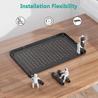 WALI Dual Monitor Stand for Desk, Desk Monitor Riser 3 Height Adjustable - Image 5