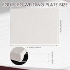 Gisafai 6 Pcs Jewelry Soldering Kit Include 2 Soldering Block Honeycomb Ceramic - Image 2