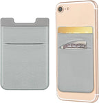 2 Pack Stick On Wallet Sleeve Cell Phone Dual Pocket Card Holder Double Pocket by OBVIS