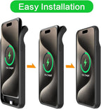 Battery Case for iPhone 15 Pro, 10000mAh Rechargeable Portable Charging Case - Image 3
