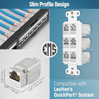 Everest Media Solutions RJ45 Shielded Keystone Jack - Image 4