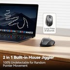 TECKNET Wireless Mouse Jiggler, USB-C Rechargeable Mouse, Silent Mouse Quiet - Image 2
