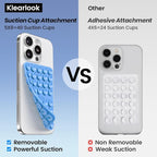 Klearlook Silicone Suction Cup Phone Case Mount Double Sided, Silicon Sticky - Image 2