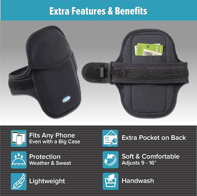 Tune Belt AB93 Cell Phone Armband Case Water Resistant Running Holder - Image 5