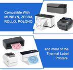 6 Rolls 2" Color Circle Direct Thermal Stickers Labels, Self-Adhesive Round - Image 4