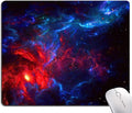 Galaxy Stars Light Black Mouse Pad, Non-Slip Rubber Base MousePads by IMAYONDIA