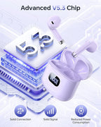 Wireless Earbuds Bluetooth 5.3 Ear Buds, IPX7 Waterproof in-Ear Earphones - Image 6