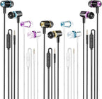 Rayleigh Wired Earbuds 5 Pack, Earbuds Headphones by Rayleigh