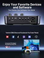 MAONO Gaming Streaming Equipment Bundle: Audio Interface Mixer XLR Dynamic Mic - Image 5