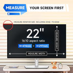 IPROKKO 【2 Pack】 22 inch Anti-Blue Light Monitor Screen Protector - Image 2