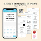 Phomemo M110 Label Maker Machine-Barcode Label Printer, Portable Sticker Maker - Image 4