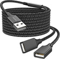 MOGOOD USB Extension Cable, 6.6ft USB A Male to 2 Female, Durable Nylon Braided by MOGOOD