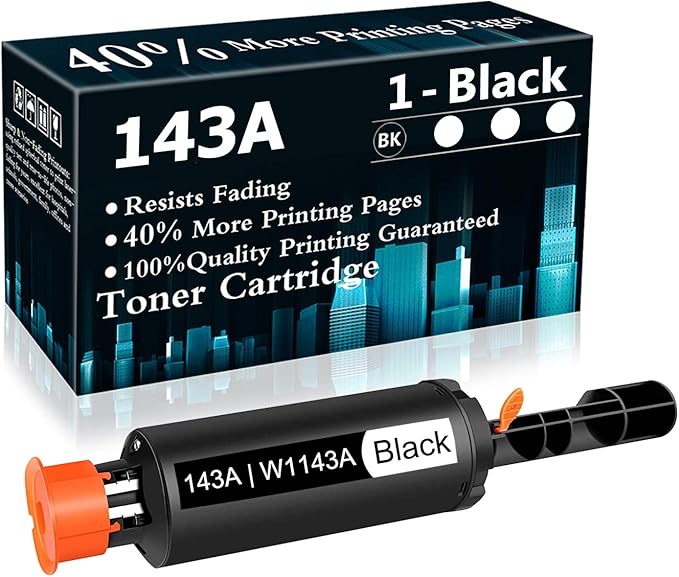 Top Ink 1 Pack 143A Compatible Toner Cartridge Replacement by JCTONER