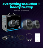Edifier Hecate RGB Gaming Speakers, 32W Peak Power, Game/Movie/Music Modes - Image 7