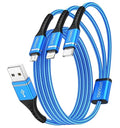 Multi Charging Cable 2Pack 6FT, 3 in 1 Charger Cable Braided Universal Phone by UYOUNG
