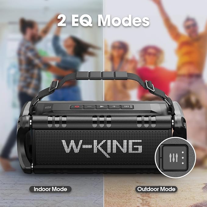 W-KING Bluetooth Speaker, 90W Max Loud Portable Speakers Bluetooth Wireless - Image 5