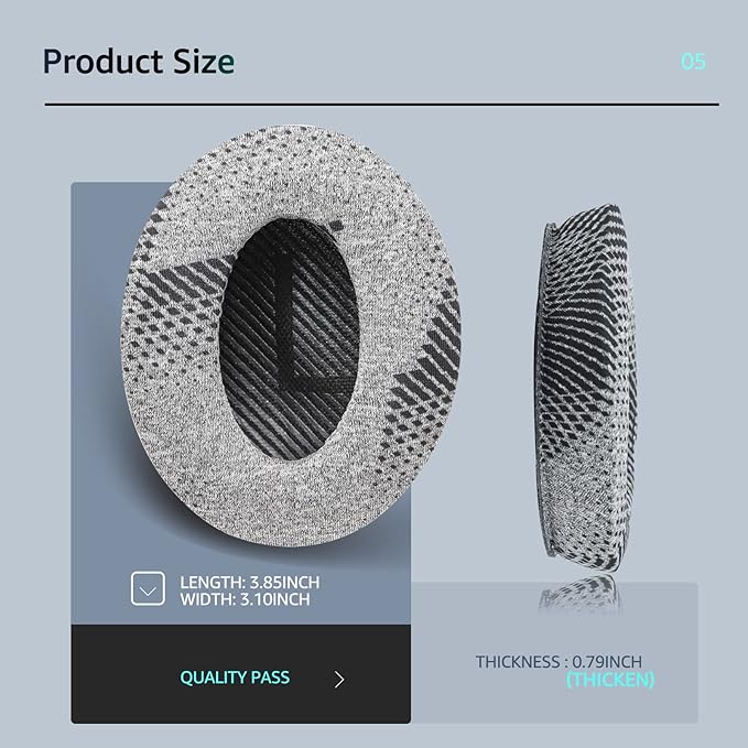 Cooling-Gel QuietComfort 35 / QC35 ii Replacement Ear Pads - Image 5