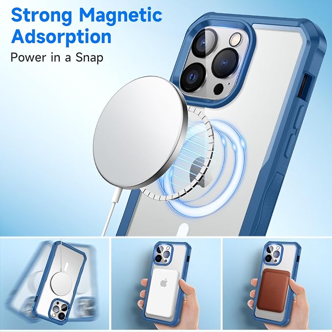 seacosmo for iPhone 14 Pro Max Case, Full Body Bumper - Image 6