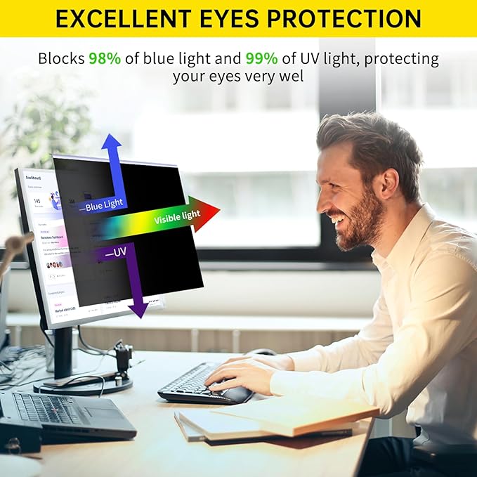 [2-Pack 24 Inch Computer Privacy Screen Filter - Image 4