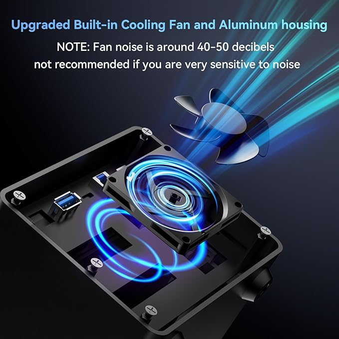 3 Bay Hard Drive Enclosure - Image 4