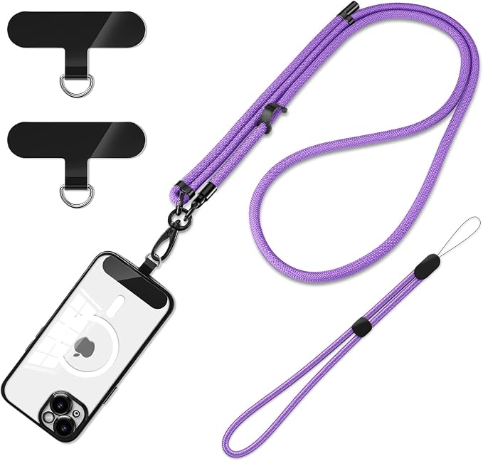 Cell Phone Lanyard Holder Anti Theft Crossbody Phone Wrist & Neck Strap by Fajocru