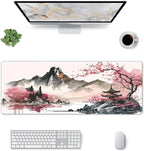 Watercolor Japanese Large Gaming Mouse Pad, Mouse Pad Gaming 31.5 x 11.8 in - Image 3