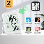 Antonki 2 Pack Room Thermometer - Image 6