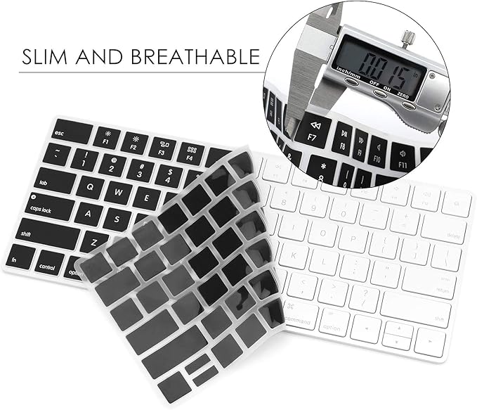 Allinside Black Cover for Apple Magic Keyboard - Image 4