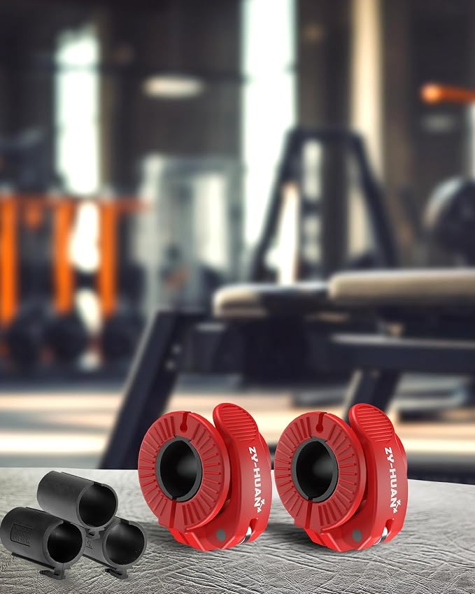 Pro Barbell Clips 1 inch Barbell Clamps 0.9-1.18inch Quick Release Weight Clips - Image 6