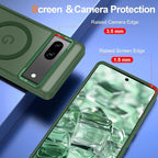 Magnetic for Google Pixel 7 Case, Shockproof Slim Translucent Matte Anti-Slip - Image 3