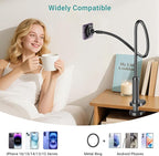 Gooseneck Phone Holder for Bed, Magnetic Cell Phone Stand for iPhone 16 15 14 - Image 6