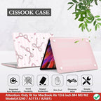 CISSOOK Compatible with MacBook Air 13.6 inch Case 2025 2024 2023 2022 Release - Image 5
