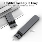 Laptop Stand for Desk, Adjustable Laptop Riser ABS+Silicone Foldable Portable - Image 4