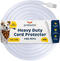 PROTECTO Heavy Duty Cord Protectors from Pets No Chew Solution, 7ft Easy to Use by PROTECTO