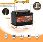 LiFePO4 Lithium Start-Stop Car Battery - 12V 60Ah - Image 2