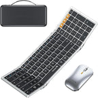 ProtoArc Foldable Keyboard and Mouse, XKM01 True Full-Size Folding Wireless by ProtoArc