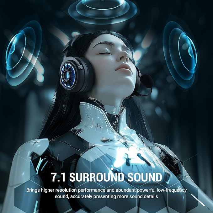 EKSA Wireless Gaming Headset for PS5, Gaming Headphones - Image 2