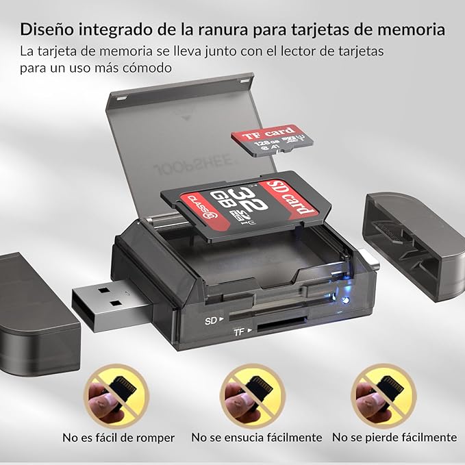 6-in-1 SD/TF Card Reader Adapter - Image 6