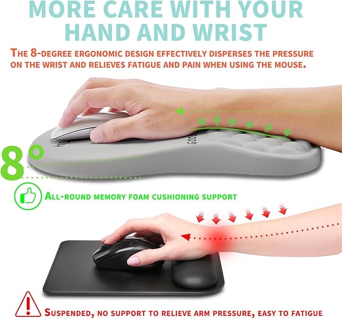 Ergonomic Mouse Pad Wrist Support - Image 4