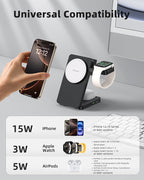 3 in 1 Charging Station for iPhone 16/15/14/13/12 Series, Wireless Charger for - Image 2