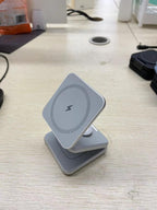 Foldable Magnetic Wireless Charger, KU XIU X40 Aluminum Alloy 3-in-1 Charging - Image 2