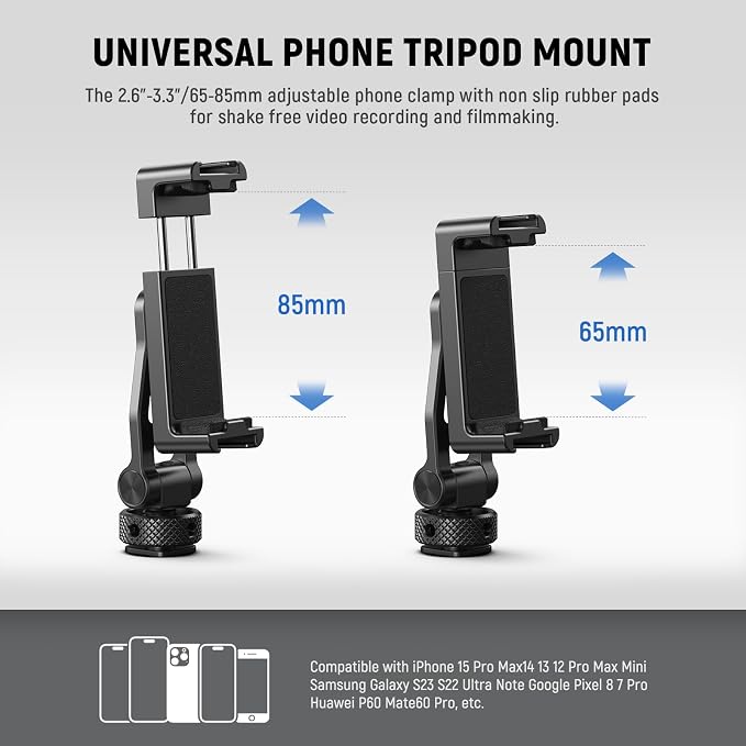 Neewer Metal Phone Tripod Mount - Image 2