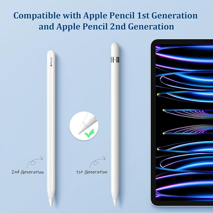 Upgraded Replacement Tips for Apple Pencil Pro/2nd Gen/1st Gen/USB-C, No Wear - Image 3