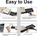 USB 3.0 to SATA IDE Adapter, Hard Drive Reader External Ultra Recovery - Image 8