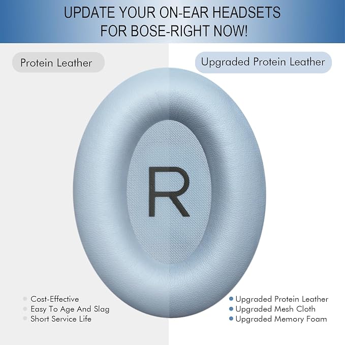GEVO Replacement Ear Pads for Bose QC45, Ear Cushions for Bose QuietComfort 45 - Image 5