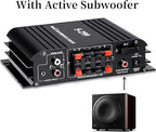 4.1 Channel Bluetooth 5.0 Mini Audio Amplifier Receiver, 4×50 W + Active - Image 7