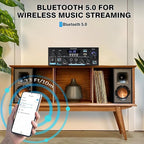 AK55 Bluetooth 5.0 Amplifier Home Audio, 2.0 Channel Max 450W Power Stereo - Image 3